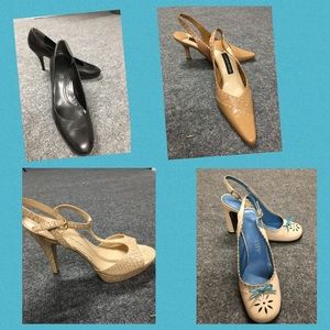 Size 9 sling backs & pumps 4 Pack